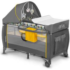 Lionelo Sven Plus Cot 2in1 Yellow Scandi