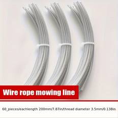 Temu Nylon Coated Steel Wire Grass Trimmer Line 3.5mm