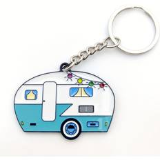 Car-shaped Metal Campervan Car Key Chain - Suitable