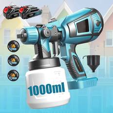 Temu Electric Paint Sprayer With 2 Batteries
