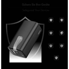 100w pd powerbank LogiLink Powerbank 50000 mAh 100W Sort