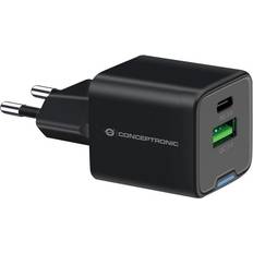 Conceptronic Althea15B Universel Sort Vekselstrøm Oplader