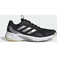 Women Volleyball Shoes adidas Crazyflight 6 Indoor Shoes - Cloud White/Silver Metallic/Core Black