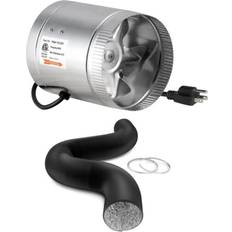 Extractor Fans iPower 6 Inch 240 CFM Inline Duct Fan 25 Feet