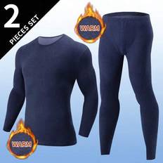 Shein Base Layers Shein Autumn Underwear Set Winter Thermal Knit Base Layers