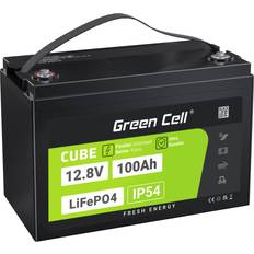 Green Cell LFPGC12V100AH LiFePO4 12.8V LiFePO4 Lithium Jern