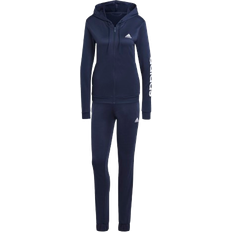 Blue - Fitness & Gym Jumpsuits & Overalls adidas Women's Sportswear Linear Tracksuit - Legend Ink