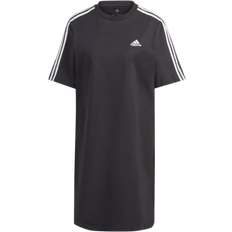 adidas Sportswear Essentials 3 Stripes Single Jersey Boyfriend Tee Dress - Black