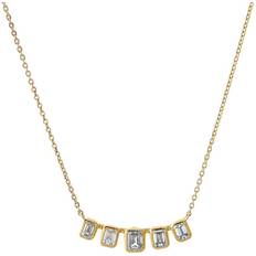 Yellow Necklaces Adina Eden 14K Diamond Necklace - Lab-Grown