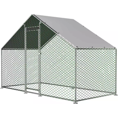FoxHunter Chicken Run Cage Rabbit Poultry Hutch 3x1.5x2m