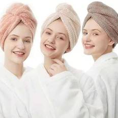 Hair Wrap Towels Shein Microfiber Hair Towel With Button