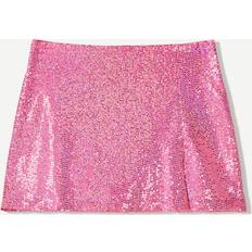 Bershka Skirts Bershka Sequinned Mini Skirt - Pink
