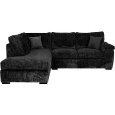 3 Seater - Corner Sofas SOFASELECTION UK Elegant L Shape Brown Sofa 250cm 3 Seater