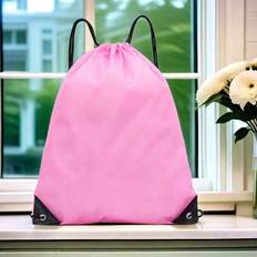 Pink Gymsacks Shein Drawstring Backpack Foldable Fitness Bag - Suitable