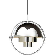 GUBI Multi-Lite Large Chrome Pendellampa ∅ 36cm
