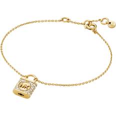 Michael Kors Padlock Bracelet - Gold/Transparent