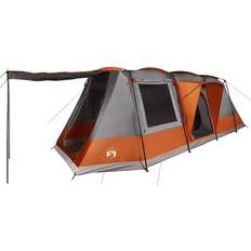 vidaXL Tunnel Camping Tent 4-persons - Grey/Orange