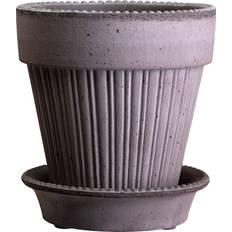 Bergs Potter Simona Pot - Grey Terracotta ∅14cm
