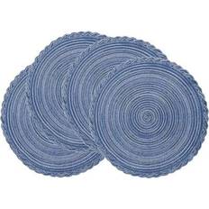Polyester Place Mats Shein Round Dining Table Mats Set 15 Inch Place Mat