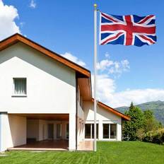 Flagpoles on sale Shein Display 4top 20FT Sectional Flagpole Kit
