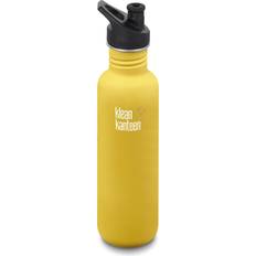 klean-kanteen Classic Sport Cap Lemon Curry Water Bottle 0.8L