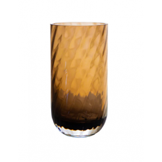 Cylinder vase glas Specktrum Meadow Swirl Cylinder Amber Vase 21cm