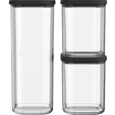 Rosti opbevaringsbokse Mepal Modula Starter Set Black Køkkenbeholder 3stk