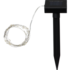 Batteridriven Belysning Star Trading Dew Drop Silver Ljusslinga 50 Lampor