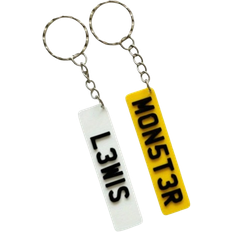 Shein 1PC Personalised Acrylic Keyring Custom Name Keyring Keychain Car Plate Tag Licence Tag Personalised Gift Graduation Gift Unique Gift Memorial Customizable Unique Gift, Valentine Day, Valentine Day Decor Gifts Birthday