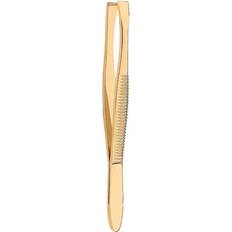 Donegal Straight Cosmetic Tweezers Gold