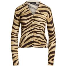 Lauren Cardigan à Imprimé Animalier - Beige