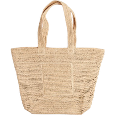 Men Totes & Shopping Bags H&M Straw Shopper - Beige