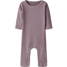 Stribede Bodyer Børnetøj Name It Sparkedragt Body Nbnnakal Ls Suit Noos - Pink