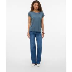 Vero Moda Blåa T-shirts Vero Moda Vmava Liath T-shirt