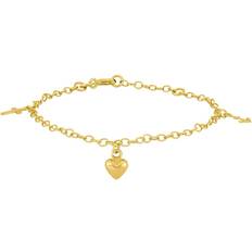 Nordahl Andersen Silver Armband Nordahl Andersen Faith Hope And Love - Gold
