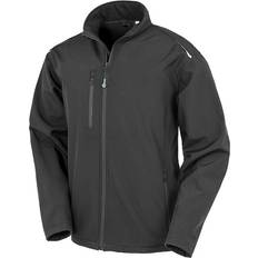 Result R900M Recycled 3-Layer Printable Softshell Jacket - Black