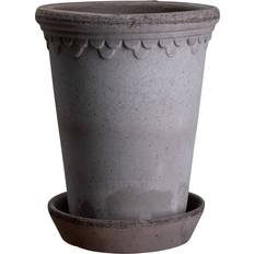 Bergs Potter Blumentopf The Københavner Raw 14 cm x 17.5 cm H - Grey ∅14cm