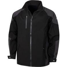 Black - Golf Jackets Stuburt Mens Evolve Extreme Pro Waterproof Full Zip Golf Jacket - Black