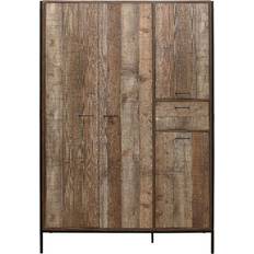 Brown - Metal Wardrobes Birlea Urban Brown Wardrobe 123.8x180cm