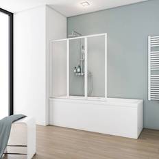 Badewanne Schulte Komfort Badewannenfaltwand 3-teilig 121 ExpressPlus