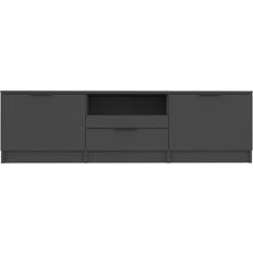 vidaXL 811449 Black TV-bord 140x40cm