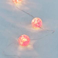 Pink Lyskæder Sirius Maja Kugle 20 LED 2 m Lyserød Lyskæde