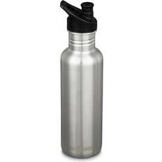 klean-kanteen Classic Sport Cap Brushed Stainless Vattenflaska 0.8L