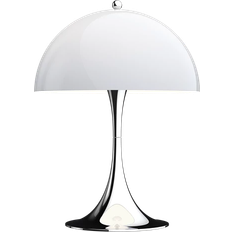 Belysning Louis Poulsen Panthella Mini Grey Opal Acryl Bordslampa 33.5cm