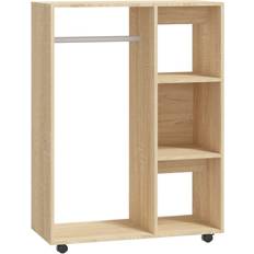 vidaXL Engineered Wood Sonoma Oak Wardrobe 80x110cm