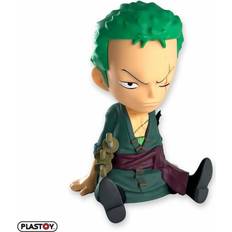 One Piece Zoro Pengarbox Figur 18cm