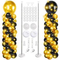 Balloon Arches Shein Balloon Column Stand Kit With Balloons String Light