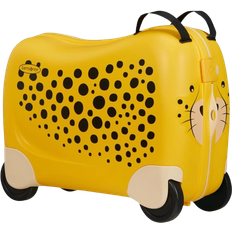 4 hjul Barnresväskor Samsonite Dream Rider Luggage 51cm - Yellow Cheetah