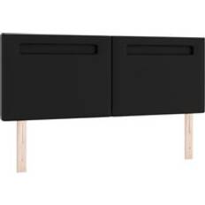 Headboards vidaXL Plain Design Black 160 cm Faux Leather Headboard