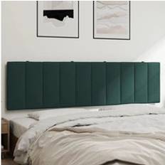 vidaXL Gavlpude 180 cm Velour Mørkegrøn Sengegavl